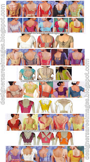 Latest Blouse Design Ideas for 2012 - Fancy Choli Designs - Blouse Back Designs - Blouse Neck Models - Celebrities saree blouse pictures