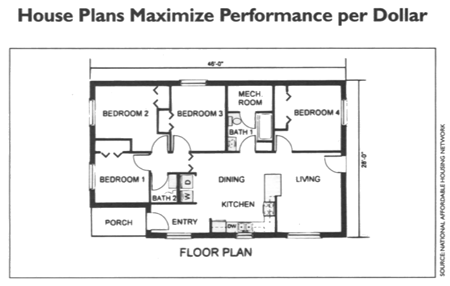 affordable house floor plan