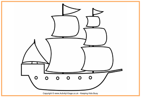 Pilgrim Cutting Tree Coloring Page Pilgrim Cutting Tree Coloring Page