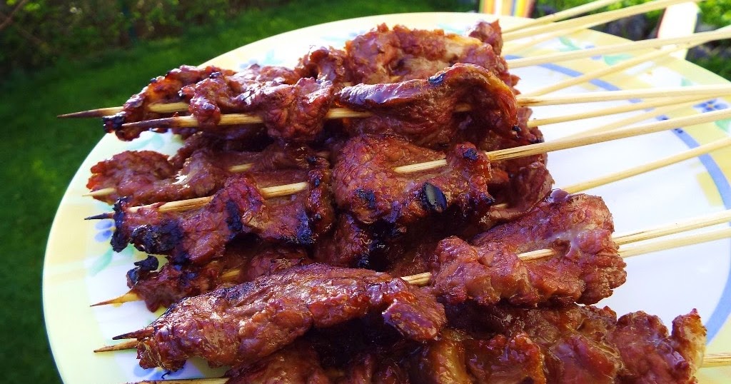 Clever, Crafty, Cookin' Mama Teriyaki Beef Skewers (Meat on Sticks)