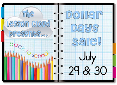 Stretch Your Dollars During The Lesson Cloud Dollar Days Sale! Innovative Connections Back to School! $1 and $2 Sale Items