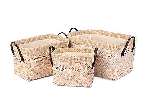 Serendipitylands: DECOR ALMACENAMIENTO EN MATERIALES NATURALES