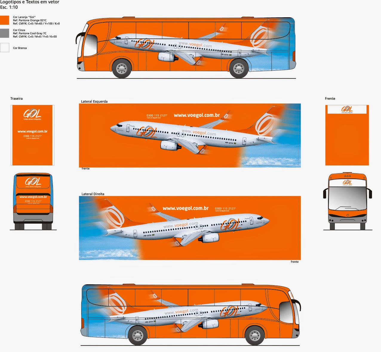 Brand New: New Logo and Livery for GOL by AlmapBBDO