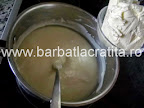 Prajitura cu lamaie preparare reteta crema - adaugarea untului