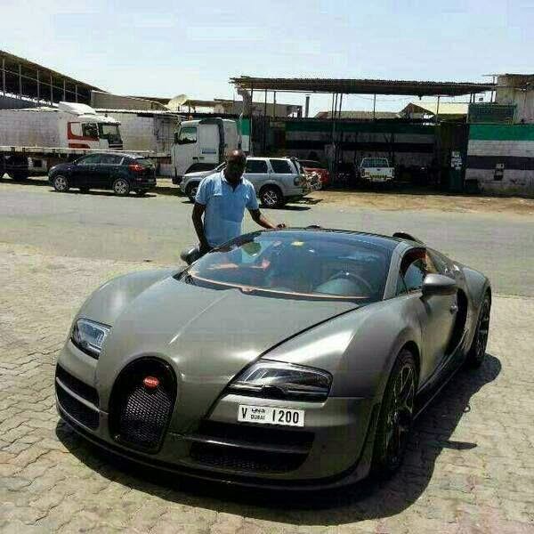 Bugatti Veyron Grand Sport Lands in Kenya
