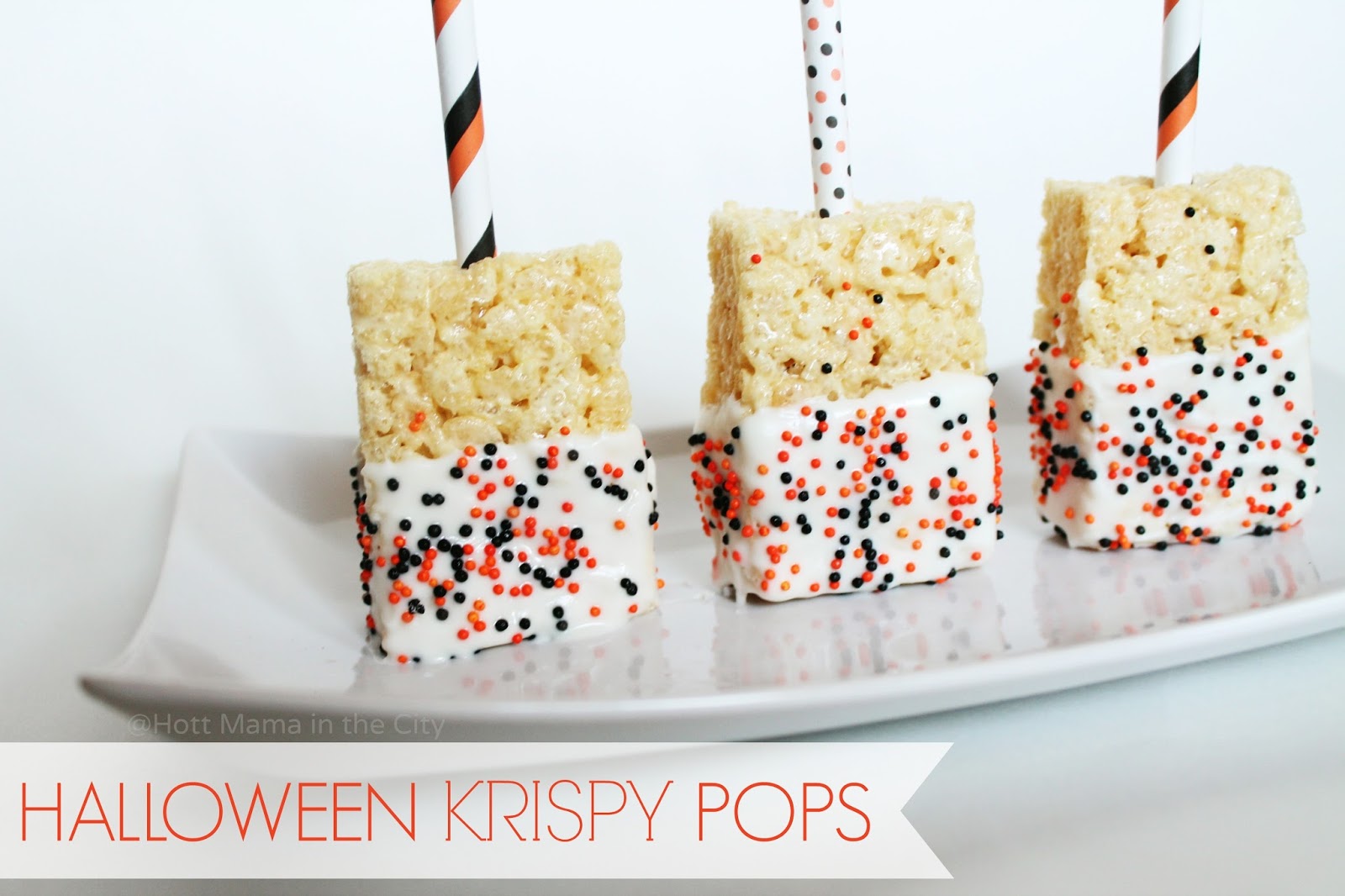 Halloween Krispy Pops!
