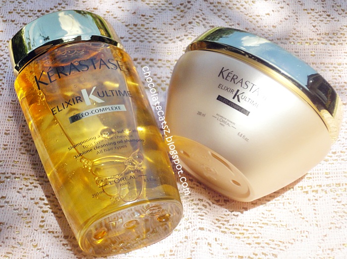 Chocolate Cats Review Kérastase Elixir Ultime Shampoo