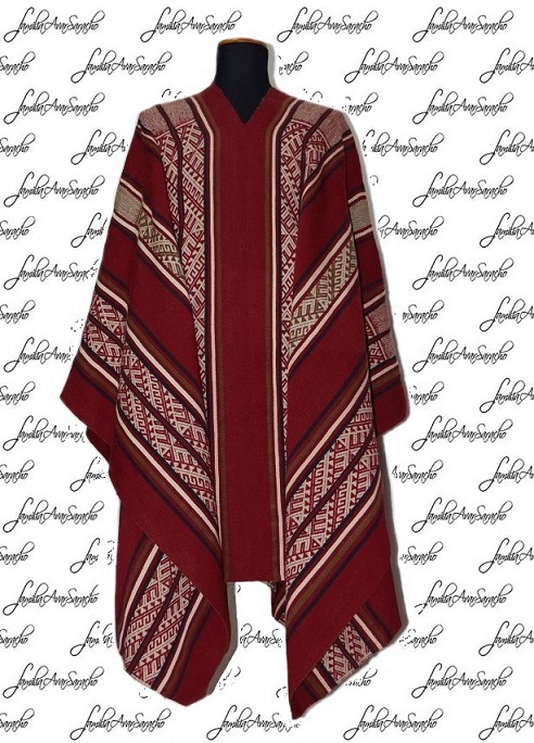 Réplica Poncho de Don Juan Manuel de Rosas