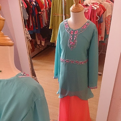 BUTIK QAIREEN : Kurung Peplum Fishtail Kanak-kanak