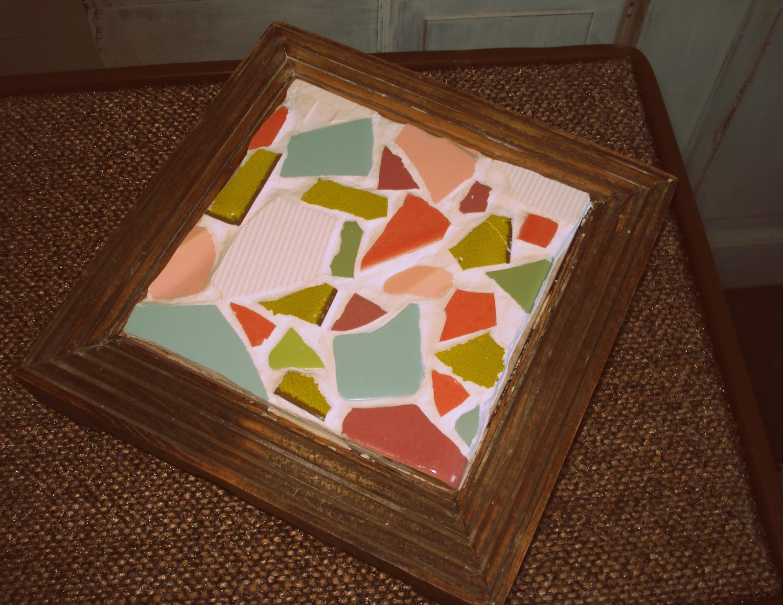 Crafternoon Delight DIY mosaic tile trivets