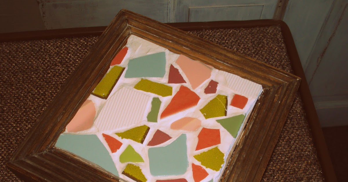 Crafternoon Delight DIY mosaic tile trivets
