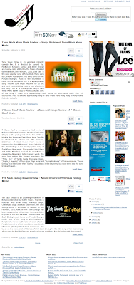 Latest Music Blogger Template