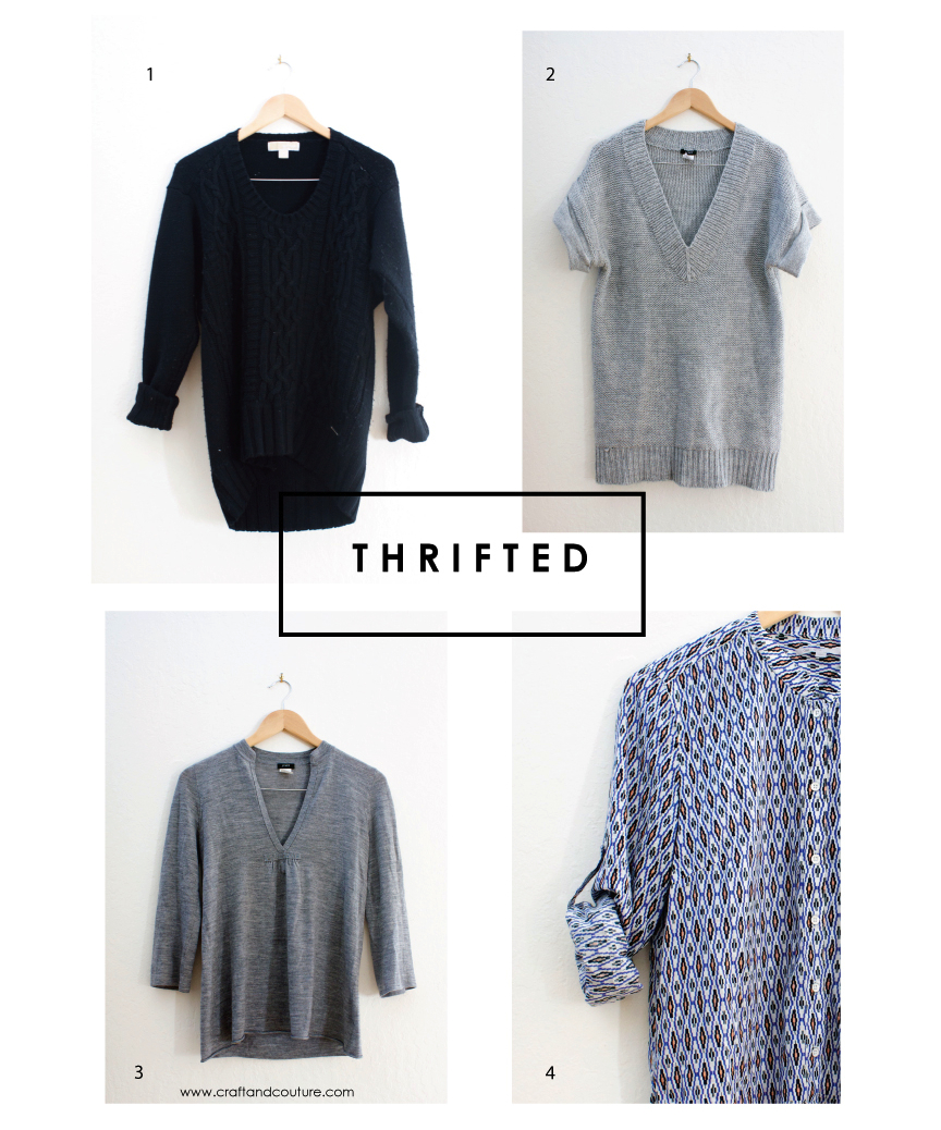 Thrifted Fashion Finds 5/30 Craft and Couture