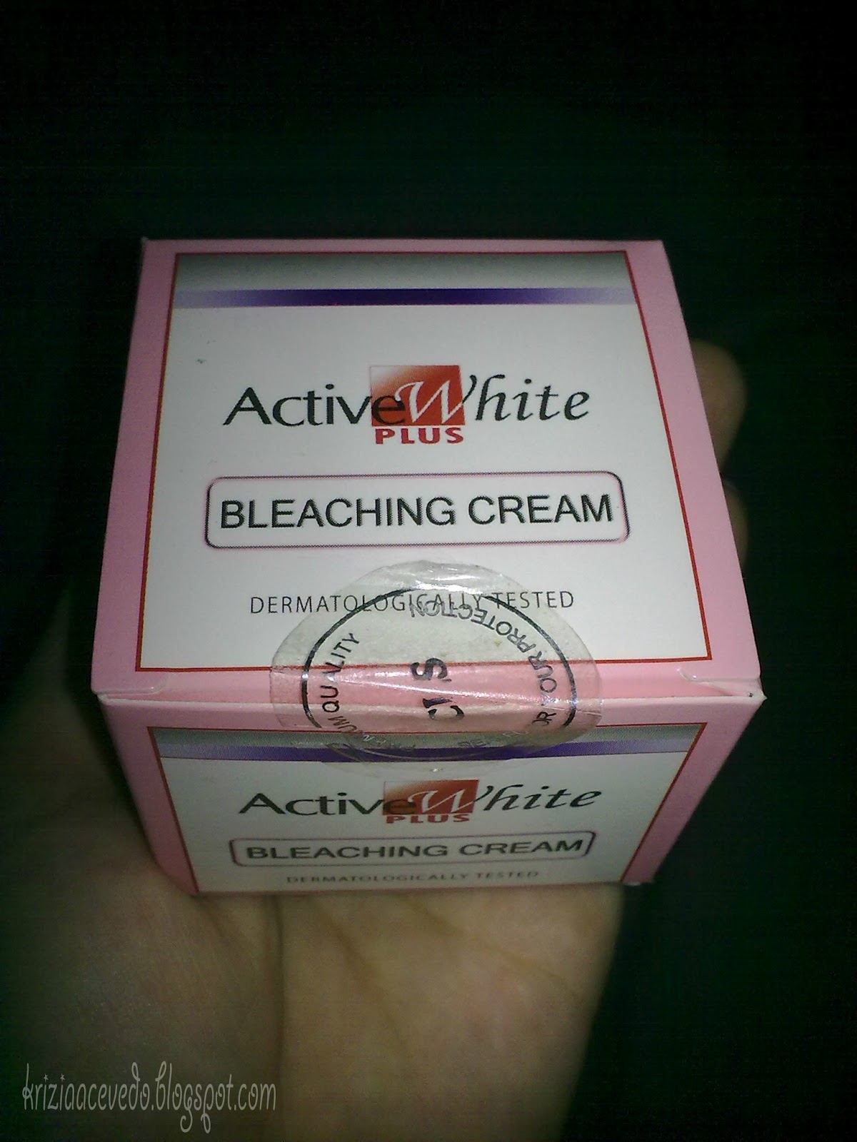 Thumbelisha's Corner Active White Plus Bleaching Cream Review