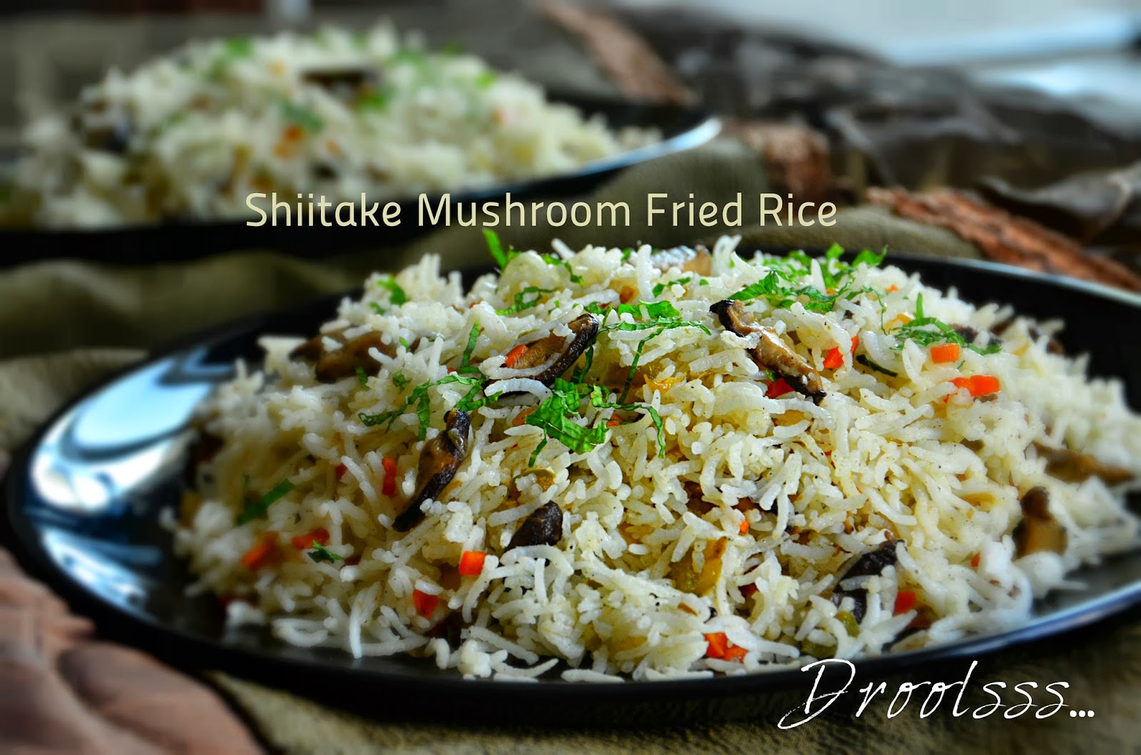 Droolsss . . . Shiitake Mushroom Fried Rice