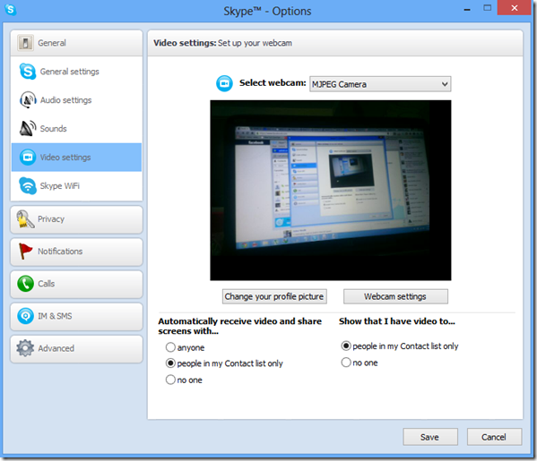 can i upload a camera app for skype can i upload a camera app for skype