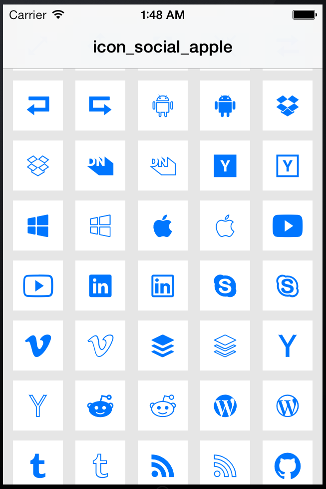 Safx: 400個以上のフリーなアイコンをiOSで楽に使えるようにするライブラリIonIcons-iOSを試す