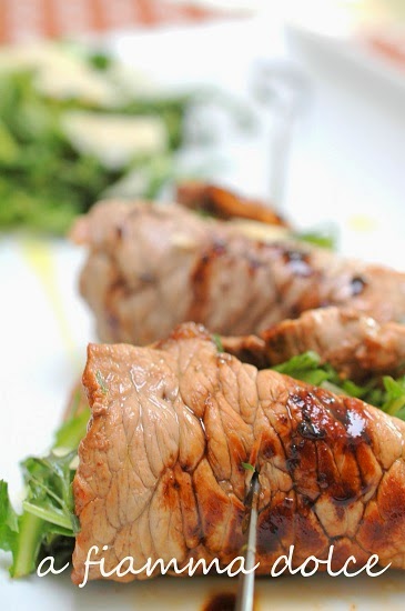 involtini di carne al tarassaco