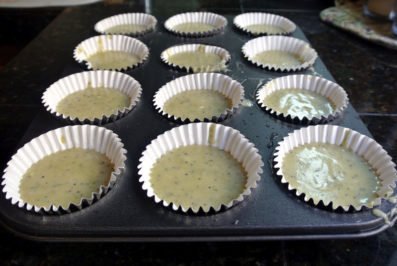 Mom, What's For Dinner? Vanilla Poppy Seed Muffins