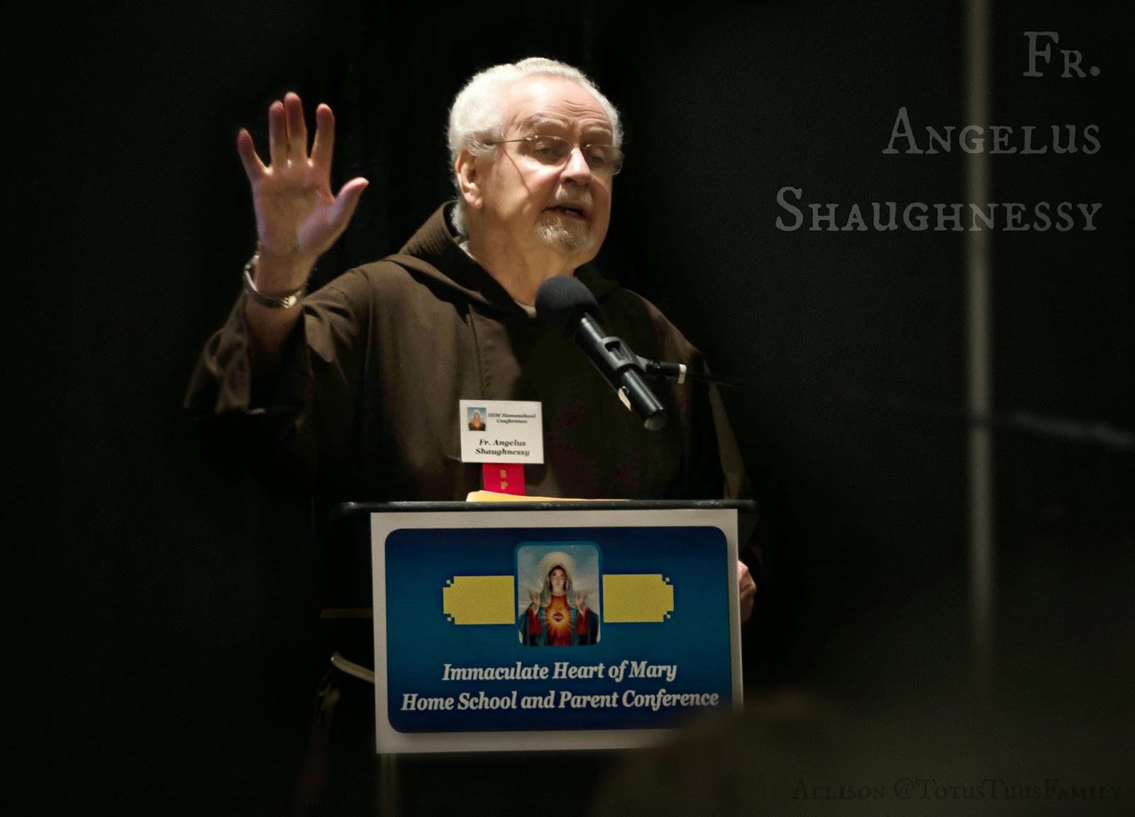 IHM Conference Notes Fr. Angelus Shaughnessy Will the Lord Find Our