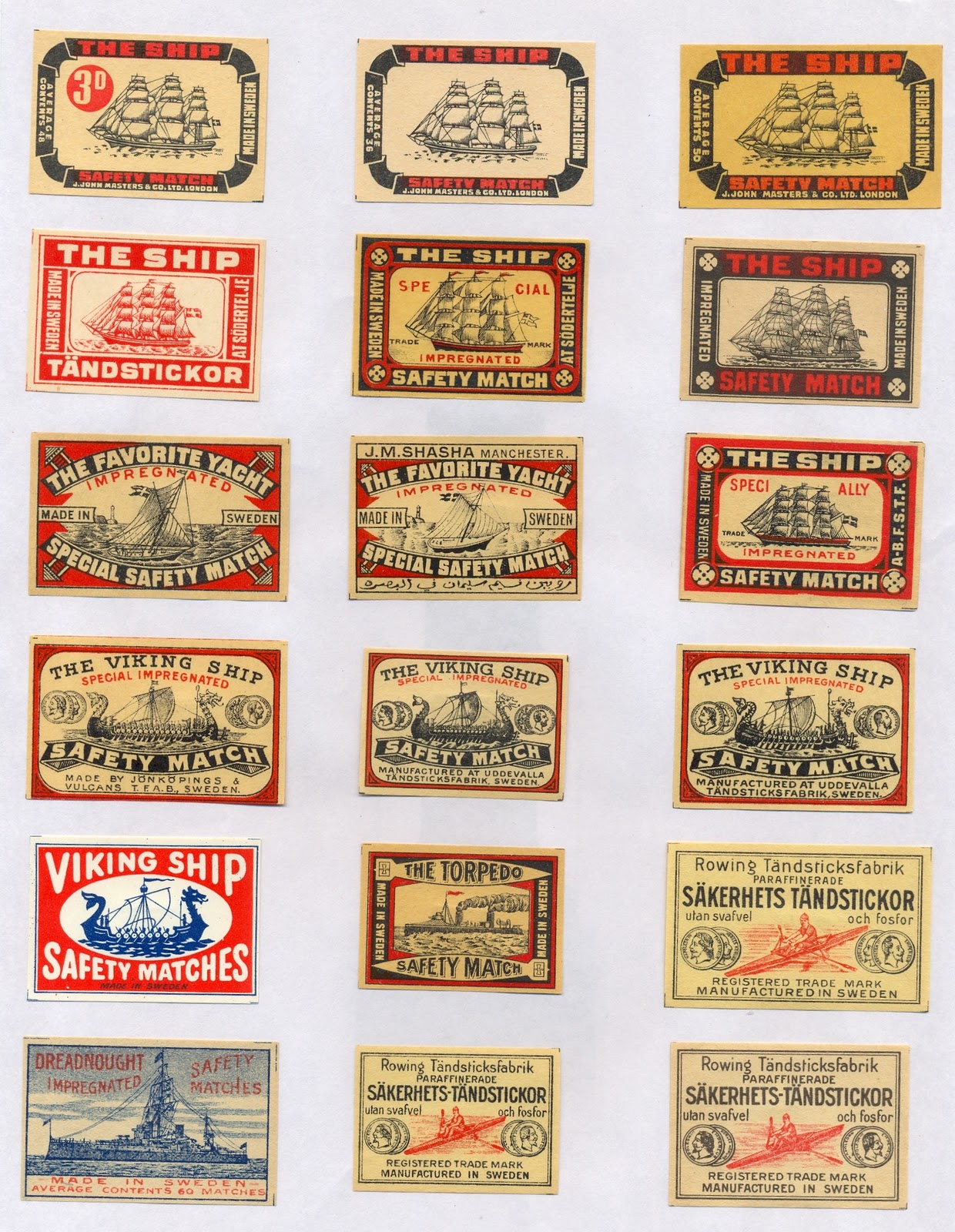 The World Of Matchboxes, Matchbooks & Matchbox Labels My Collection Sweden