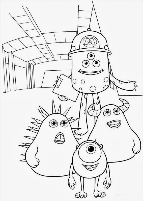 Fun Coloring Pages: Monsters University Coloring Pages