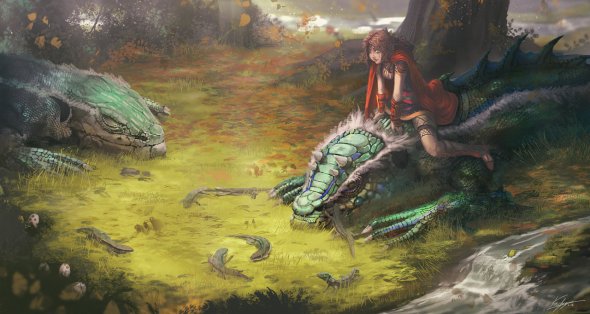 As ilustrações de fantasia de Thibault Girard Thibault Girard kailyze deviantart ilustrações fantasia
