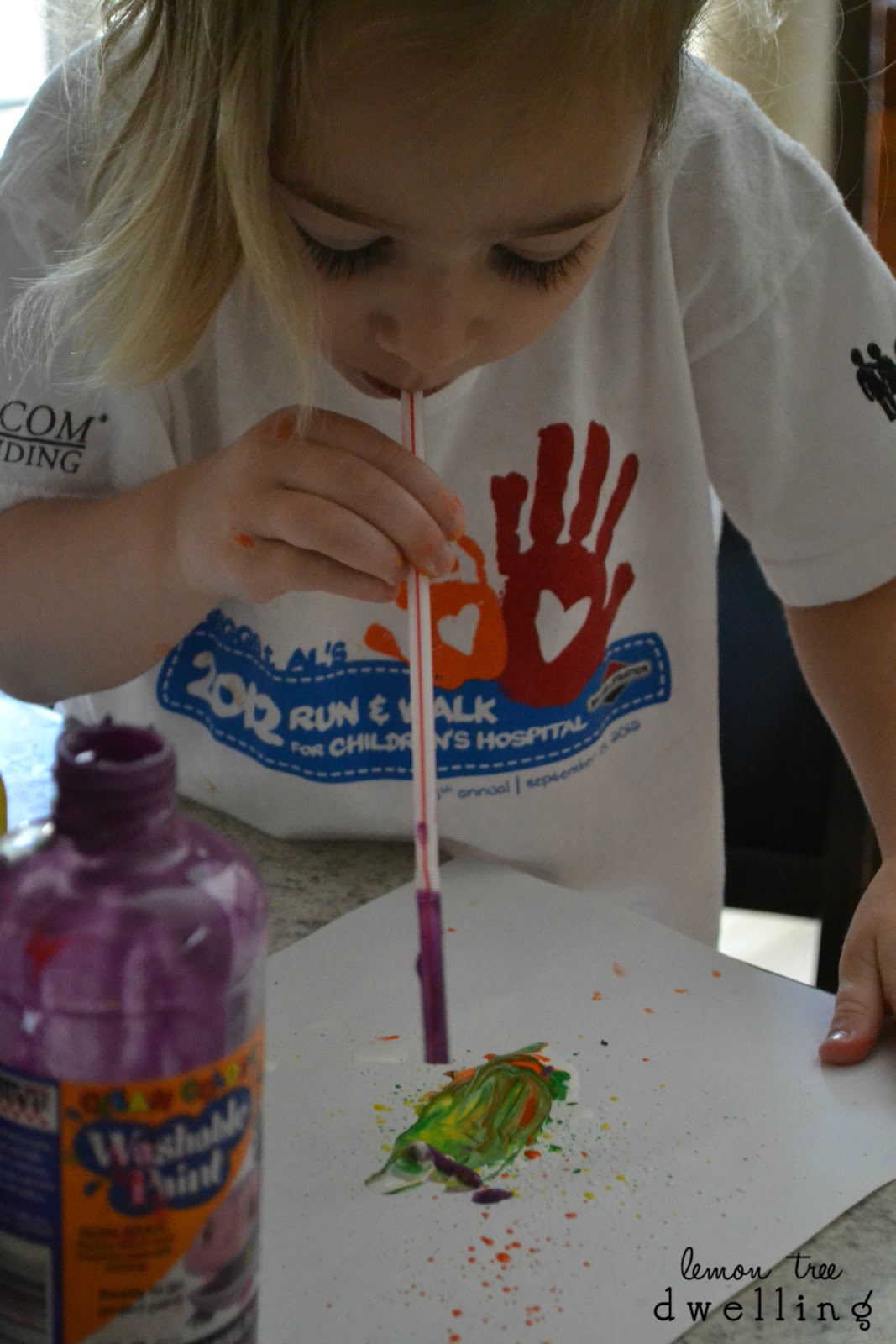 Lemon Tree Dwelling Straw Painting