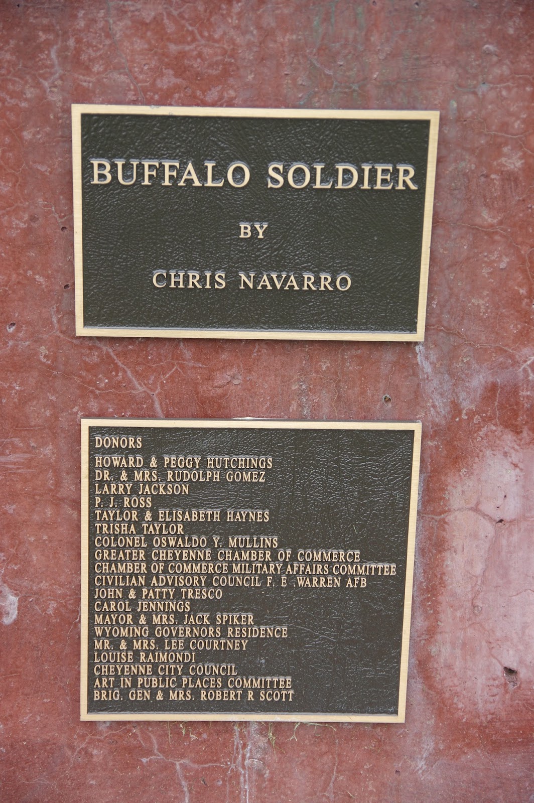 Some Gave All Cheyenne Wyoming's Buffalo Soldier Monument, Vernon