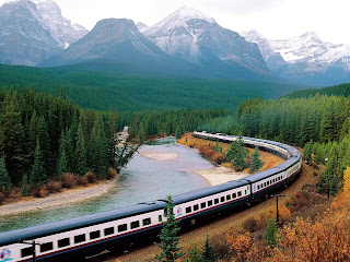 cool train images free desktop widescreen mountains railway track 