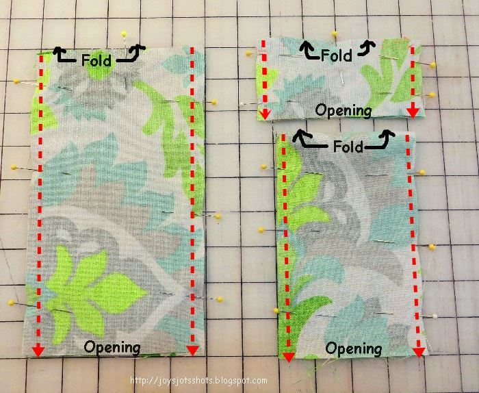 Joy's Jots, Shots & Whatnots Draw String Back Pack Tutorial