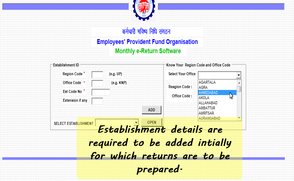 EPFO ERETURN Ereturn tool in EPFO How to use part3 (Modules)