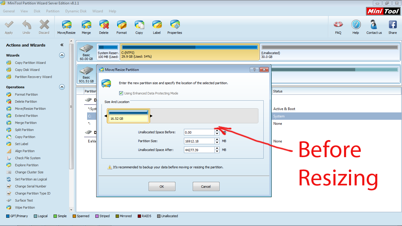 How ubuntu virtualbox increase disk size fadgf