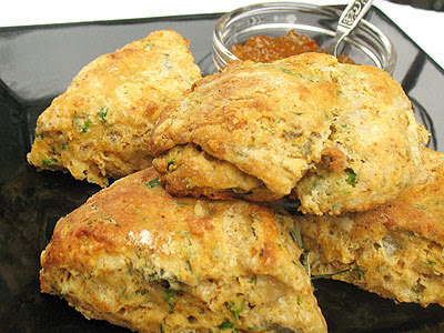 Indian-Style Spicy Cheese Scones