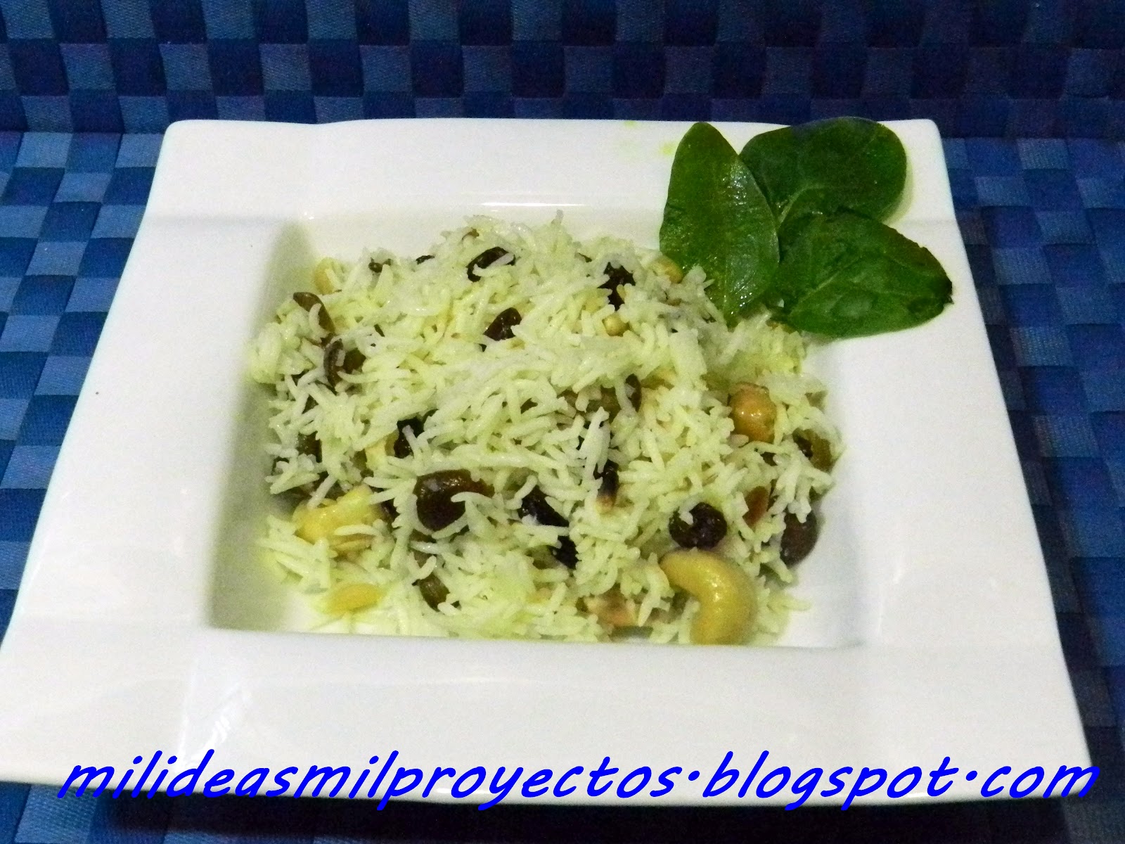 ARROZ BASMATI CON SETAS Y FRUTOS SECOS, CUMPLEAÑOS Y PREMIOS Mil