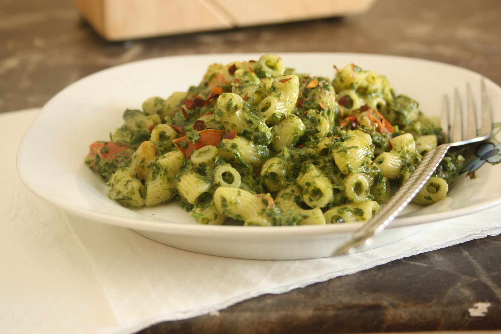 Parsley Pesto Pasta Taste Melanger