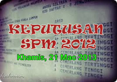 kuala lumpur keputusan peperiksaan sijil pelajaran malaysia spm 2012