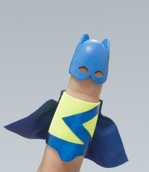 superhero finger puppets