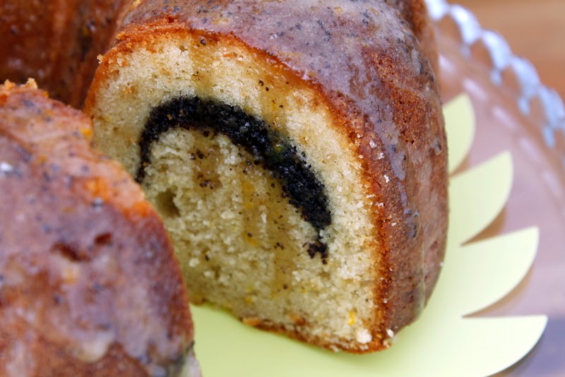 Yael's Yummies Poppy Seed Pound Cake with Brown Butter Glaze