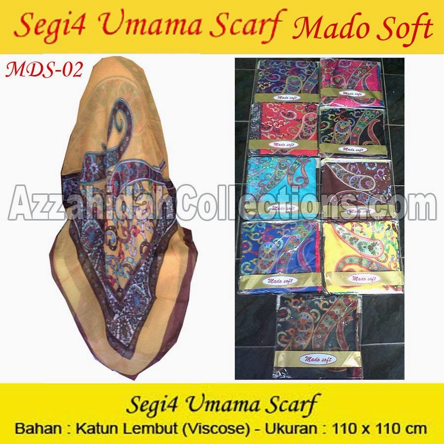 Jilbab Segi Empat Umama Scarf Mado Soft - www.azzahidahcollections.com Jilbab Segi Empat Umama Scarf Mado Soft - www.azzahidahcollections.com