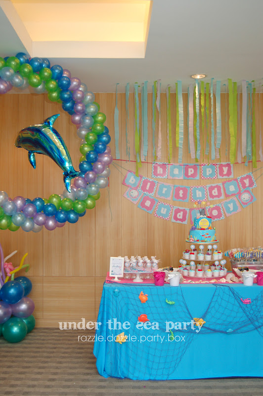 Razzle Dazzle Party Box Theme Birthday Party Under The Sea