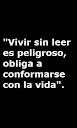 Vivir sin leer