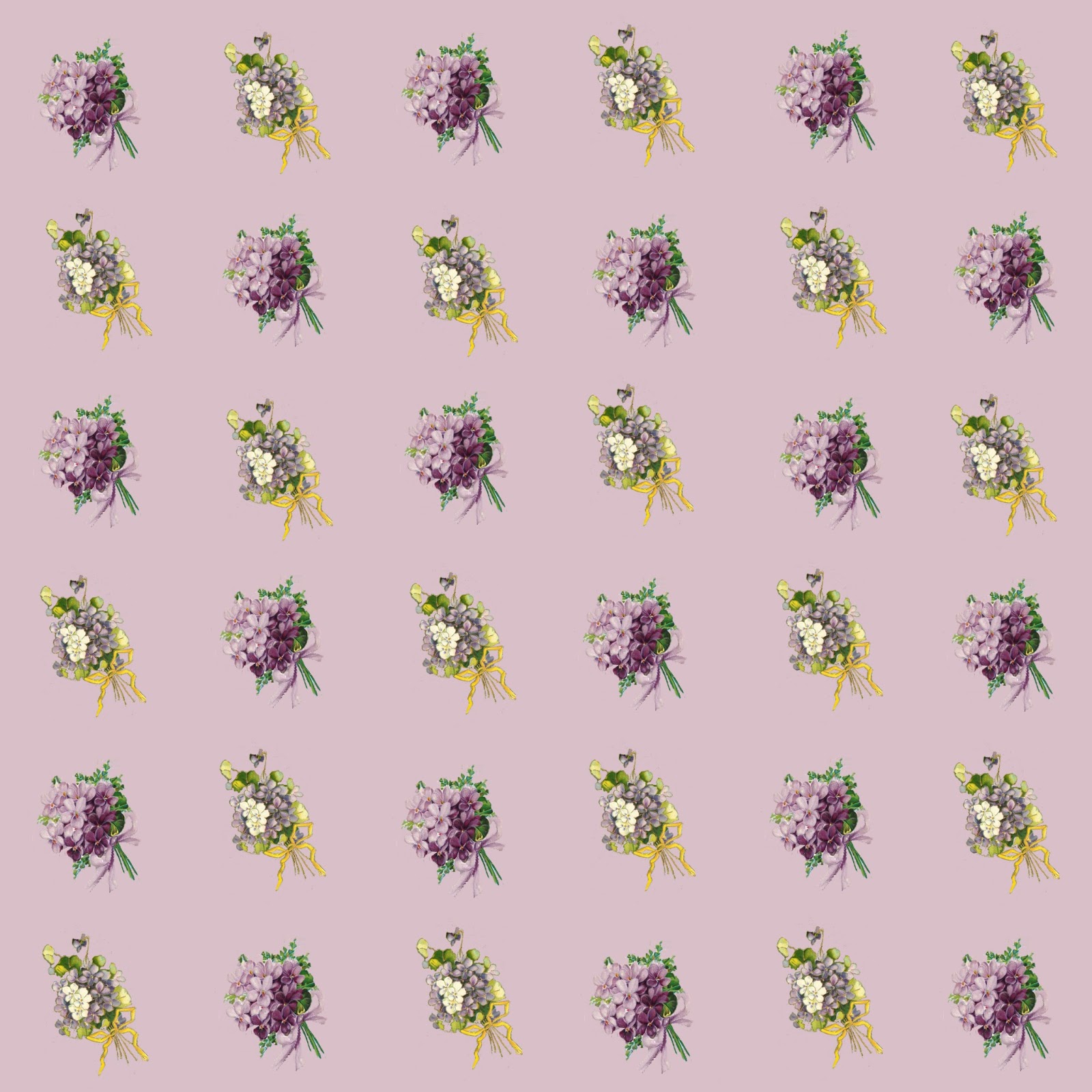 The Artzee Blog: 12 x 12 Inch Purple Violet Bouquet Printable