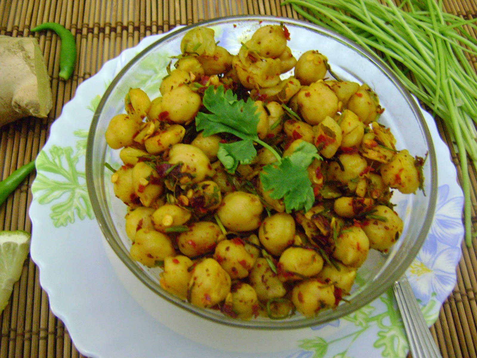 Bethica's Kitchen Flavours Kabuli Chana (Chickpeas) Stir Fry With