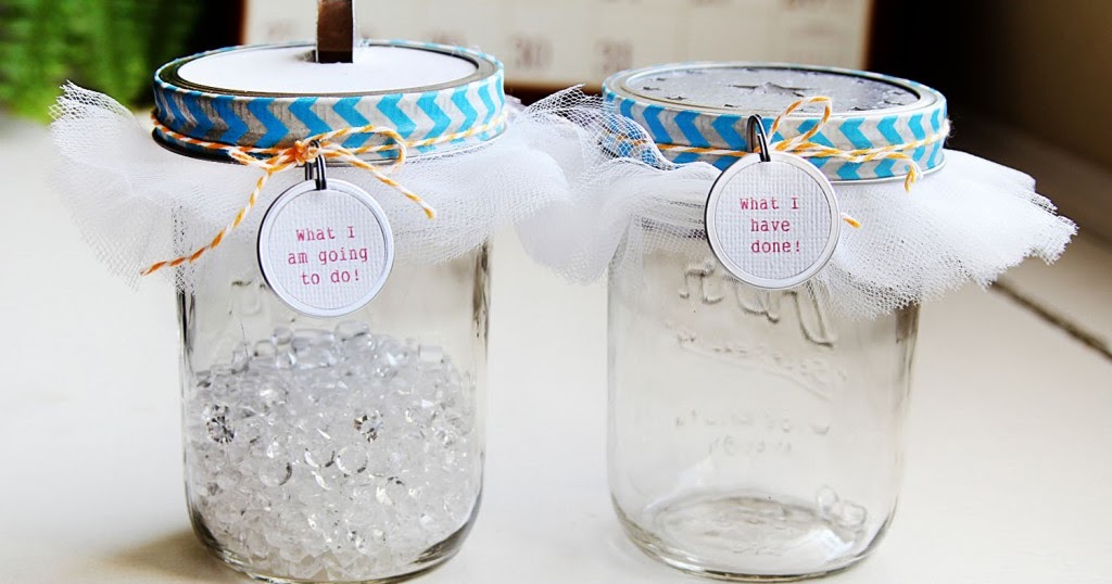 Crafts with Jars Diamond Goal Jars