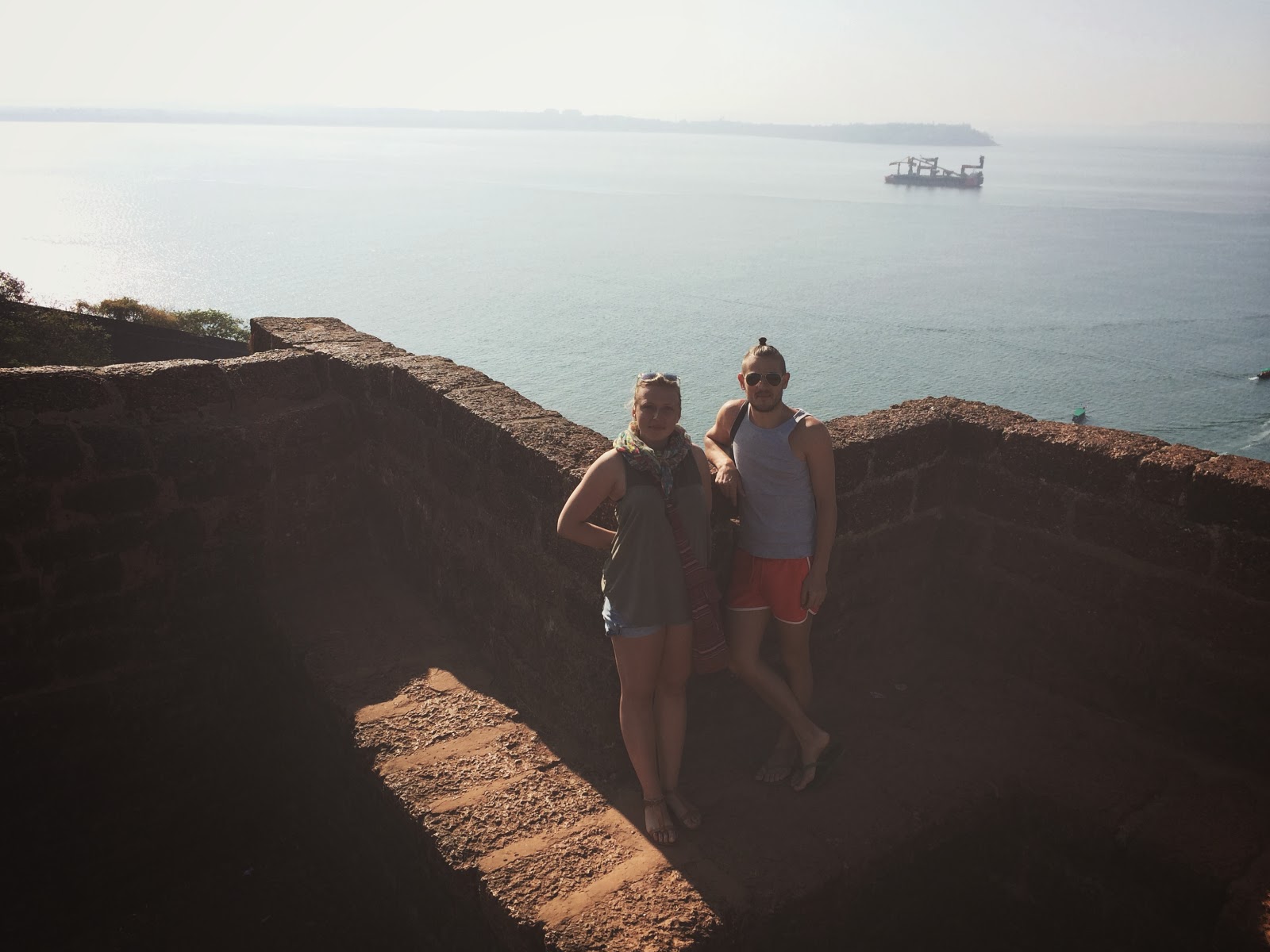 fort Aguada путешествие в Индия, самостоятельно в Индию, Гоа, пляжи Гоа