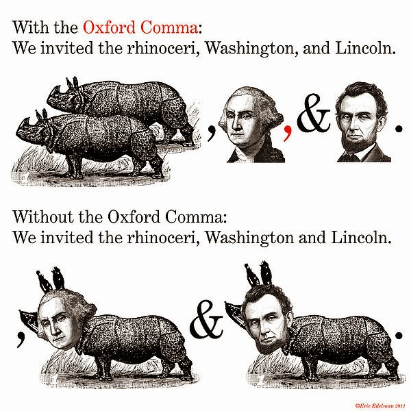 prowl public relations the great debate the oxford comma when should i use a comma
