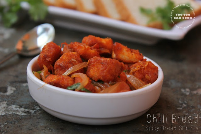 Chilli Bread | Spicy Bread Stir Fry | Leftover Bread Recipes | You Too