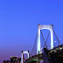 The Rainbow Bridge a suspension bridge Tokyo