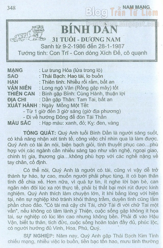 XEM TỬ VI TUỔI BÍNH DẦN 1986 NĂM 2016 NAM MẠNG XEM TỬ VI TUỔI BÍNH DẦN 1986 NĂM 2016 NAM MẠNG